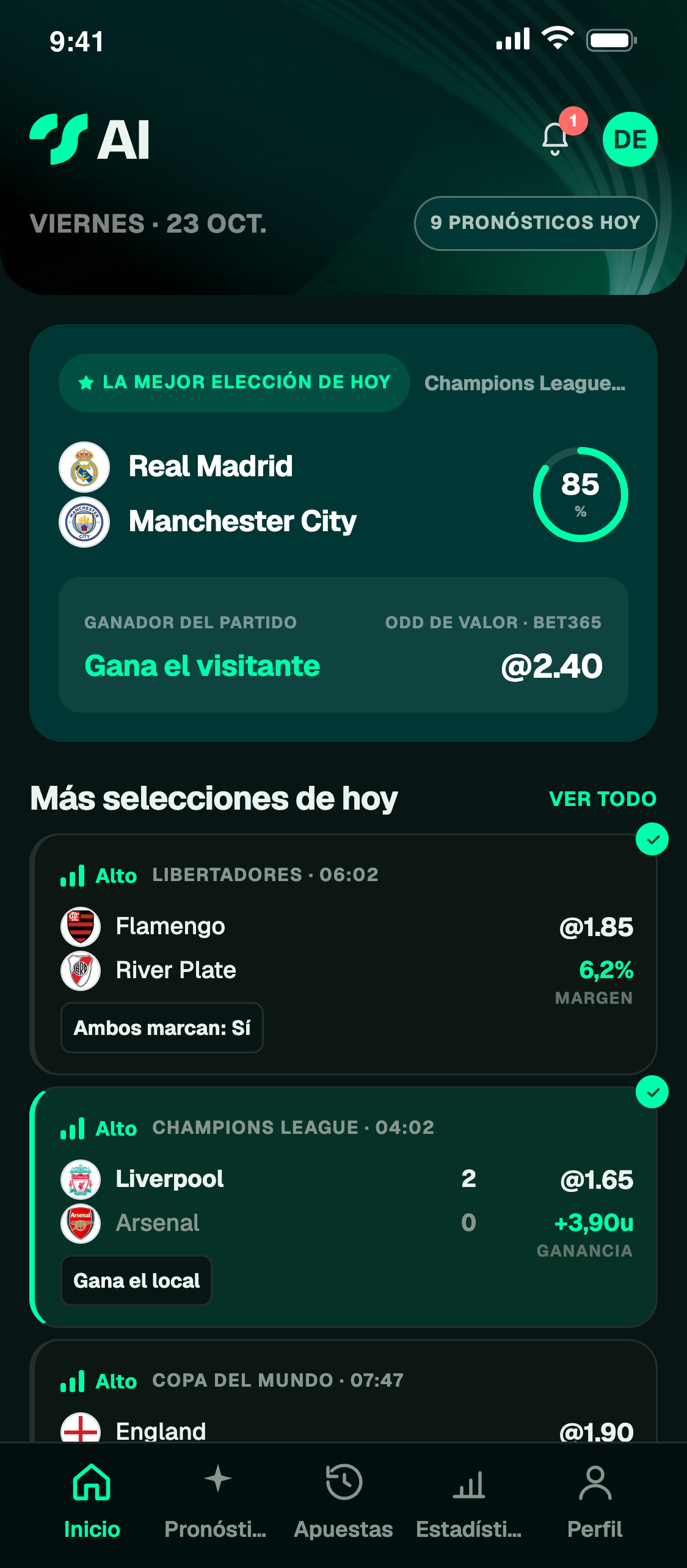 Odds Scanner AI app